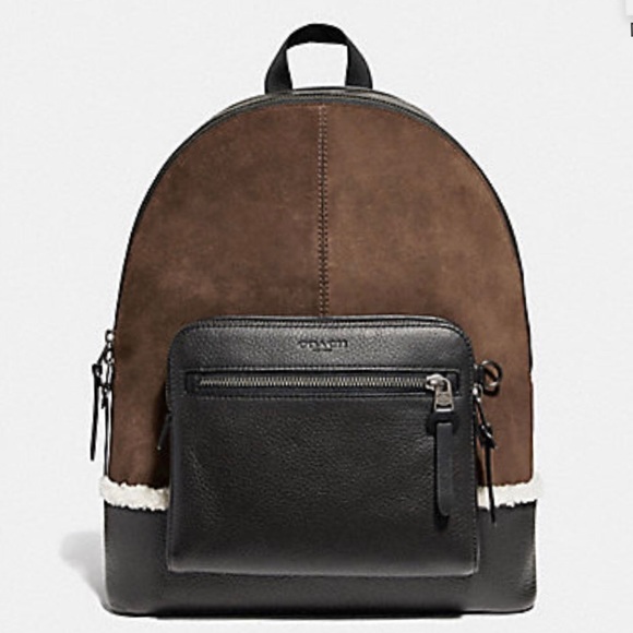 Coach Other - Coach Suede/Leather West Backpack
